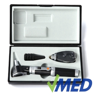 Opthalmoscope Otoscope Fiber Optic ENT Diagnostic Set (1)