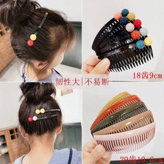 [Ready Stock]Korean Style Simple Hair Accessories Broken Hair Bangs Comb Hairpin@#LP