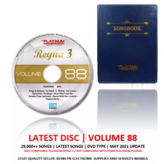●✆Platinum Reyna 3 Songbook + Songlist + Updated CD as of 2021(Vol.88)