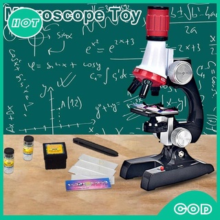 【In Stock】1200X Microscope Kit Lab LED Home School Science Educational Kids Toy Gift Refinedtoys for