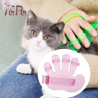 Dog Pet Grooming Comb Cat Dog Shower Massager Bath Brush Pet Grooming Glove Deshedding Five Finger