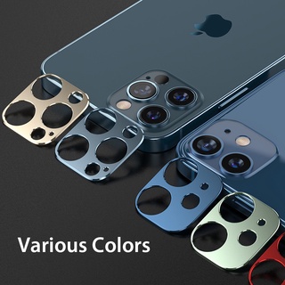 COD Metal Full Cover Camera film For iPhone 12 Pro Max iPhone 11/iPhone 12/12 mini Protective Film Rear Lens Protection Case