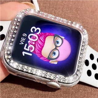 2021 HOTDiamond Bumper Protective Film + Case for Apple Watch Bling Cover Series 6 SE 5 4 3 2 1 38M