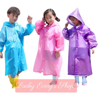 Kids Raincoat Waterproof Unisex Garter Sleeve