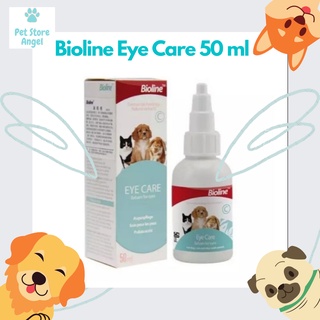 Eye Care for pet Dogs Cats & Rabbits BIOLINE 50 ML Mild Eye Cleaner