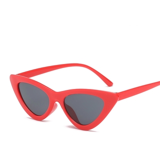 Hip-hop Small Cat Eye Sunglasses Women Eyeglasses with Retro Style Shades (5)