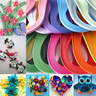120 Stripes 3mm DIY Solid Color Stripes Origami Quilling Paper Hand Craft