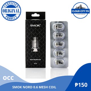 Authentic Smok Nord 0.6 Mesh Coil (SOLD PER PIECE/1PC) Brand New Sealed 100% Original