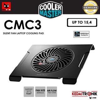Cooler MASTER NOTEPAL CMC3 laptop Cooling Pad Fan Notebook Silent