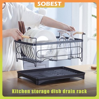 Stainless Steel dish rack bowl holder Kitchen Organizer Storage Shelf Kitchenware Cutlery Drainer