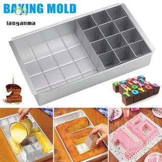 Letter Number Cake Molding Pan Mould DIY Tools Aluminum Alloy for Birthday Party /cake pan/baking pan