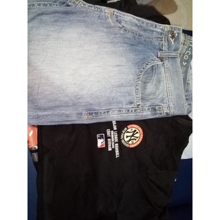 Men's Denims Pants & Tshirts good for live selling check out only