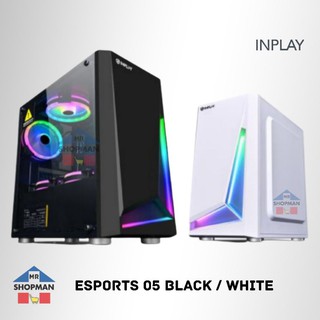 INPLAY Esports 05 Black / White Desktop Computer PC Case
