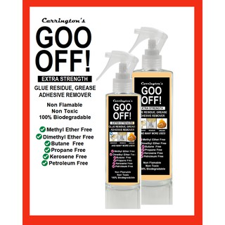 Goo Off Adhesive Remover non-abrasive solvents quickly dissolves tape, tar, grease and wax (2)
