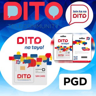 ✾✗✵ DITO SIM Card With Php199.00 Load 5G Network Dito Na Kami