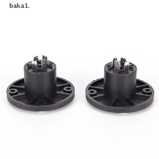 [baka1] 2 Pack 4Pin Speakon compatible panel mount pole conductor speaker connector jack Hot Sale Hot