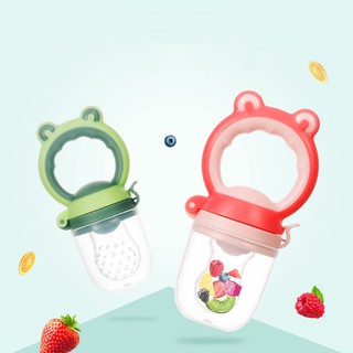 New Frog Head Bite Fruit And Vegetable Music Food Fruit Bite Bag Baby Baby Eat Fruit Supplement