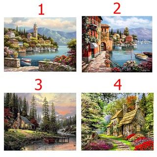 Warm Sea Canvas Paint By Numbers Kit Oil Painting DIY (1)