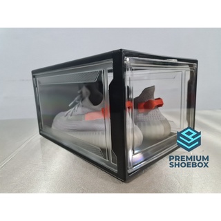 【spot】 Black Magnetic Premium Shoebox Adidas Nike Shoe Box 1 PIECE