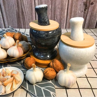 Mortar And Mortar And Pestle Kitchen Garlic Grinder