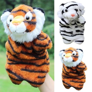 【Ready Stock】☄△Cartoon Children Toy Hand Puppet Doll Animals Tigers Gloves Plush Toys