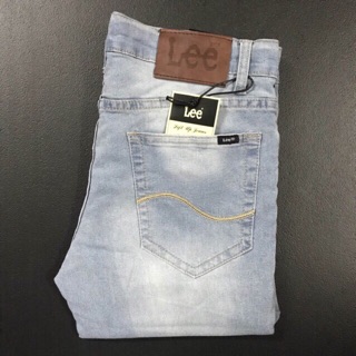 New mens light blue straight jeans (1)