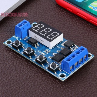 Trigger Cycle Timer Delay Switch 12 24V Circuit Board Dual MOS Tube Control Spare Parts