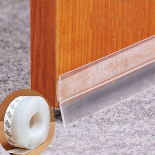 Glass Door And Window Seal Soundproof Transparent Self-Adhesive Silicone Strip