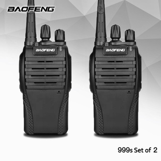 Baofeng BF-999s Walkies Two Way Radio Set of Two (Black)