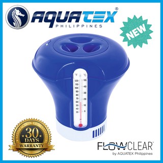 FlowClear 58209 Chlorine Dispenser with Thermometer for Intex and Bestway Pools