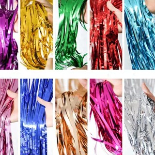 Modern (Glossy) Foil Curtain / Foil Curtain / Foil Tassel / Foil Fringe 05 (2)