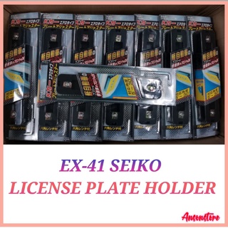 EX-41 Seiko Plate Number Car Racing License Plate Frame Holder Universal Adjustable