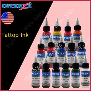 (Buy 5 Get Free One) INTENZE TATTOO INK 23 Color Select Tattoo Monochrome Practice Set 30ml/Bottle Tattoo Equipment