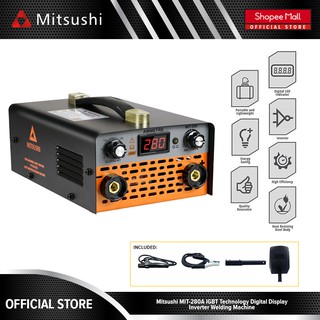 Mitsushi MIT-280 IGBT Technology Digital Display Inverter Welding Machine