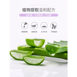 . Disposable soap slices soap paper portable hand washing small soap Paper travel often carry cleani