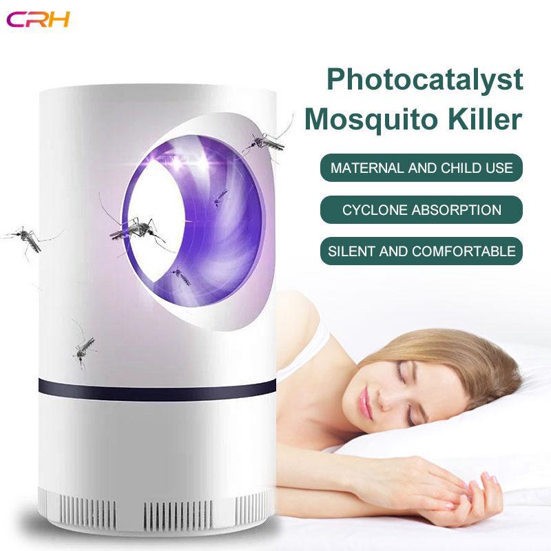 Electronic Led Mosquito Killer Pest Control Zapper Insect Repellent Light Lamp Trap Repeller Home