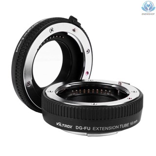 【enew】Viltrox DG-FU Auto Focus AF Extension Tube Ring 10mm 16mm Set Metal Mount for Fujifilm X Mount Macro Lens