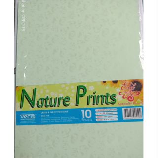Nature Prints S. Flower Specialty Board Paper 180gsm 10 sheets