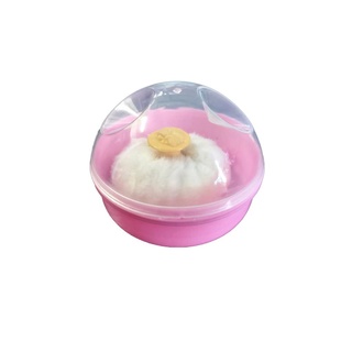 BABY BRUSH☋☆ZH☆Baby powder puff container puff/
