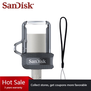 Original SanDisk Dual OTG USB Flash Drive 128GB High Speed 150MB/s Mini USB 3.0 Pen Drive 64GB 32GB 16GB micro USB Pendrive (1)