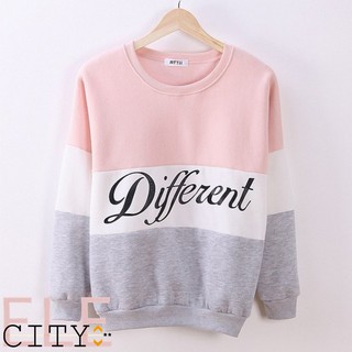 【COD】Women Fashion Alphabet Sweatshirt Cotton Hoodie Top (5)