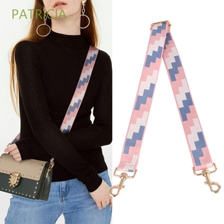 PATRICIA Colorful Replacement Strap Women Handbag Strap Adjustable Bag Straps Canvas Bag 1pc Rainbow Belt Shoulder Bags Part For Crossbody Handle Bag Accessories