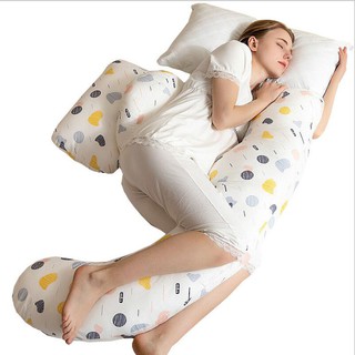 Maternity Pillows┋✾Pregnant women pillow head guard waist side sleep pillow stomach u-shaped pillow