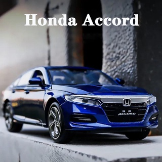 1:32 Honda Accord Model Die-casting Model Sound and Light Car Children's Toy Collectible Boy Birthda