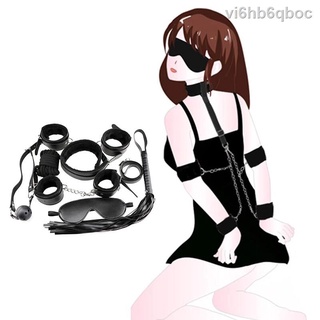 ☏Passionate Fun Sm Torture Tool Bundled Rope Leather Plush Handcuffs Ankle Cuff Restraints Erotic Se