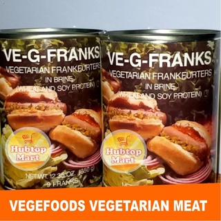 food snackVE-G-FRANKS Vegefoods Vegan Vegetarian Meat , Canned