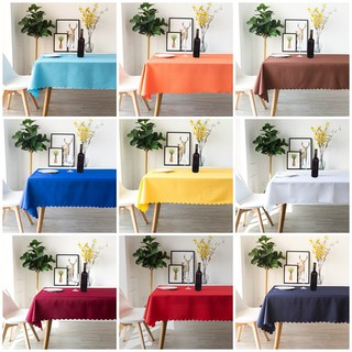 1.2*1.6 meters restaurant tablecloth solid color rectangular polyester fabric table cloth dining table conference room (1)