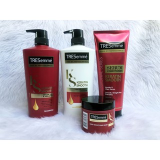 Tresemme Keratin Smooth Shampoo / Conditioner 620ml/Serum 330ml
