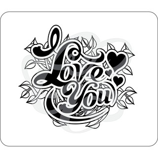 I Love You-flowers_Positive Films for Silkscreen Printing