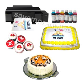 Printer w/ Edible ink for Cakes, cupcakes etc. 6 colors (4)